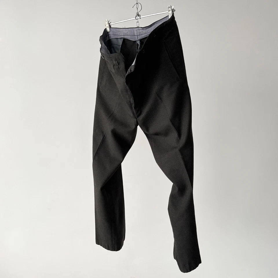 1950s Vintage Men's European Style Work Suspender Trousers SIZE ≈36 - Image 3 of 4