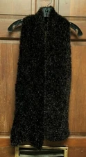 Unbranded Women's Long Glittery Fluffy Dark Chocolate Brown Scarf Fun Fancy