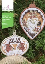 Stitchin' Around The Christmas Tree Anita Goodesign Embroidery Design CD NEW