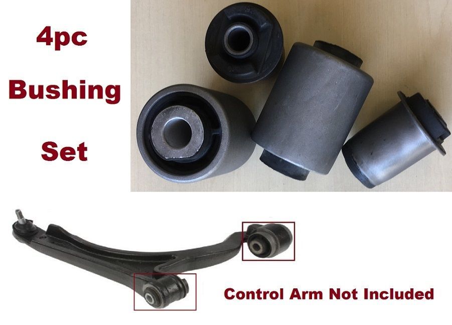 4PC FRONT CONTROL ARM BUSHING FOR 20042008 CHRYSLER PACIFICA FAST FREE