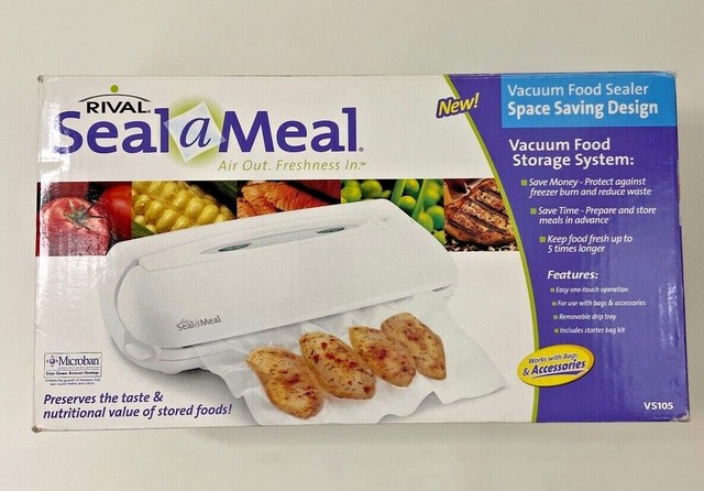 Rival SealaMeal Food Vacuum Sealer VS105 for sale online eBay