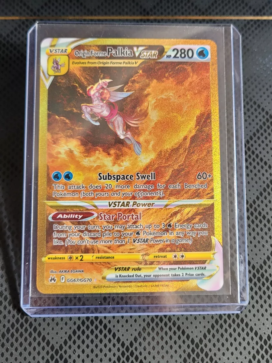 Pokemon - Origin Forme Palkia VSTAR GG67/GG70 - Crown Zenith - Galarian  Gallery - Secret Rare - Gold Card