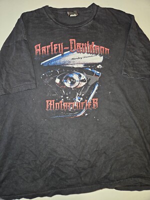 Vintage 90s Harley Davidson Tacoma Wa Shirt Men's 3xl
