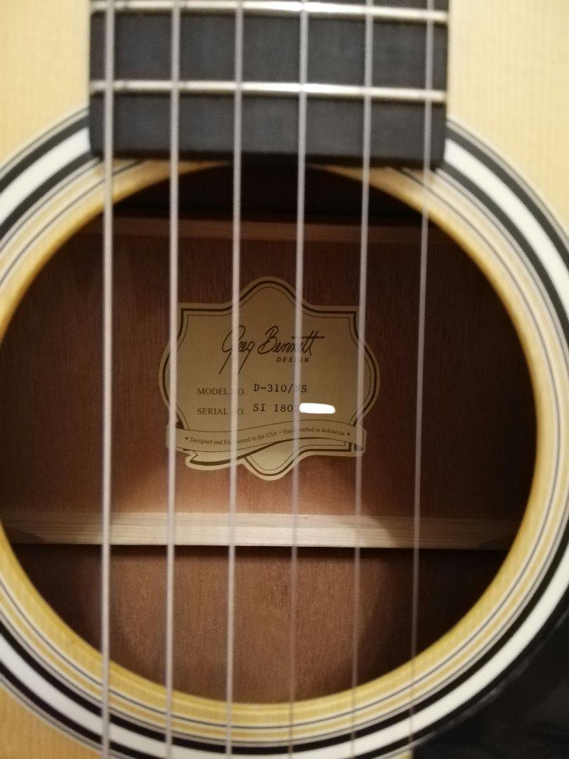 Greg Bennett D-310　アコースティック・ギター　アコギ Acoustic Guitar Greg Bennett Design D-310 Natural Good