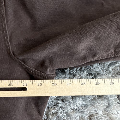 Vintage Carhartt Detroit Full Zip Jacket Blanket Lined J97 DKB Chocolate Fade L - Picture 6 of 12