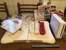 wii console originale completa con pedana accessori e 12 giochi