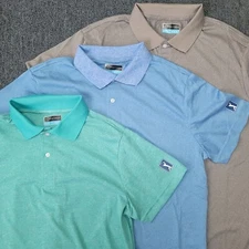 PGA Tour Men's Polo Blue, Green, Gray Shirt Size M, L, XL XXL