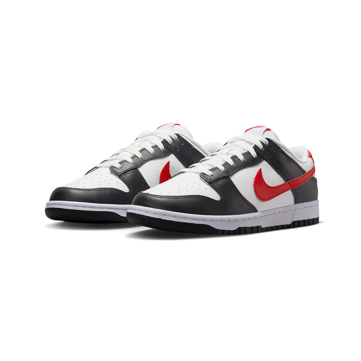 Nike Men's Dunk Low Retro Red Swoosh Panda FB3354-001 SZ 8-15 DS