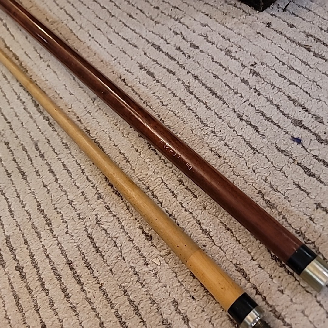 Vintage Dufferin Dot 21 oz Pool Cue 57” Maple Leaf Logo eBay