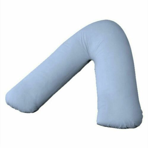 V Pillow With FREE V Pillowcase Polycotton Cover Orthopedic Neck & Back Support - Picture 78 of 79
