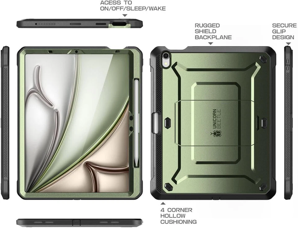 Funda resistente con soporte para Apple iPad Air 11" (7.ª generación) M3 2025 SUPCASE UBPro Foto 2 de 4