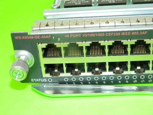 CISCO WS-X6548-GE-45AF 48 PORT MODULE - Picture 2 of 5