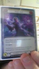 Flesh and Blood TCG : Arcane Rising : Rune Flash YELLOW Common FOIL 