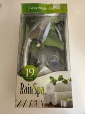 Rain Spa Self Clean 3-Way Shower Head Never Used za4