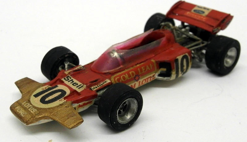 Carro modelo F1 folha de ouro lótus #10 escala 1/43 metal branco 17OCT17V sem marca - Imagem 2 de 4