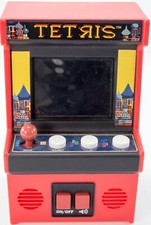 Tetris Mini Arcade Classic Game Handheld Retro Cabinet Basic Fun 1980's Style