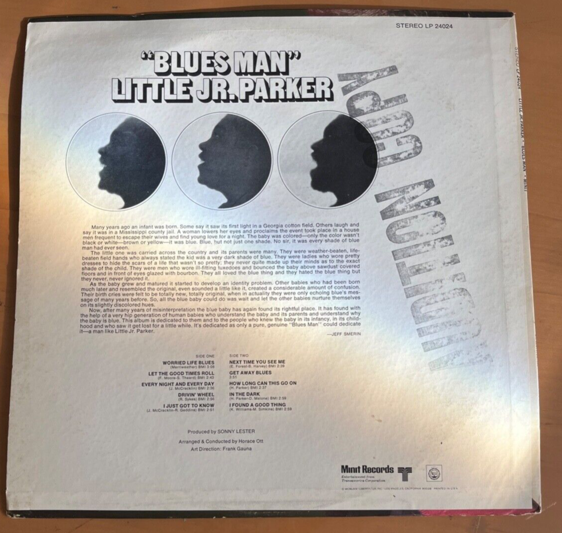 LITTLE JR. PARKER - Blues Man ~ MINIT 24024 {nm promo copy