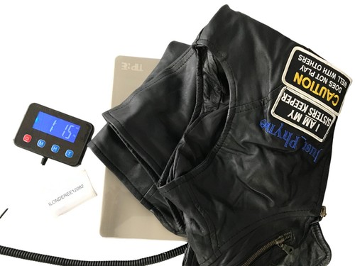 All State Leather Vest Mens L Black Zip Up Biker Motorcycle Vest with Patches - Picture 9 of 13