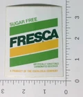 Vintage Soda Pop Vending Machine Coca-Cola Co Sugar Free Fresca Sticker Decal