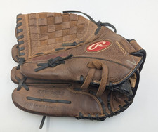 Rawlings ZeroShock Leather Baseball Glove RBG36DB 12 1/2  LHT Left Hand Throw  