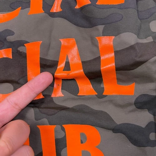 Anti Social Social Club Mens Green Orange Logo Camo Anorak Jacket Size XL image 14