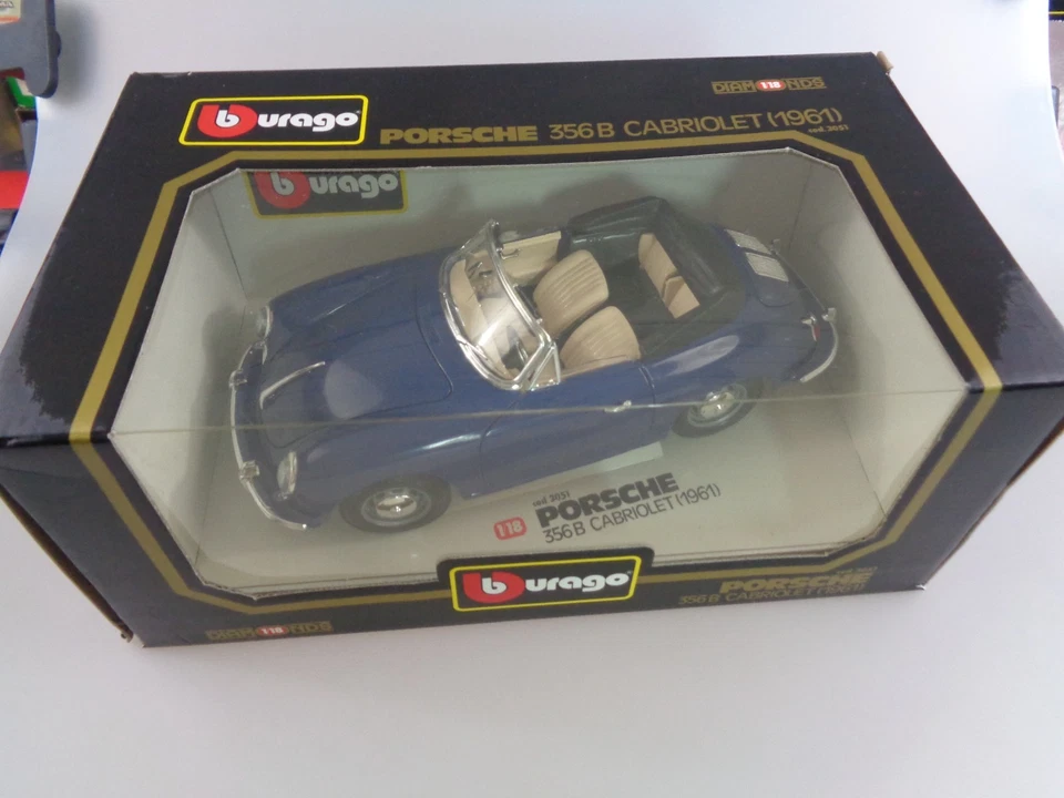 Bburago Diamonds 3051 Porsche 356 B Cabriolet 1961 1:18 (8762) - Bild 1 von 4