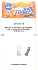 QBT32345 1:32 Quickboost Bf109F-0/F-1 Air Intake Early (HAS kit)