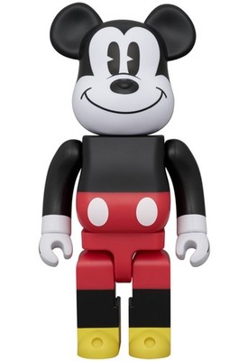 BE@RBRICK Mickey Mouse Color 400% MEDICOM TOY New | eBay