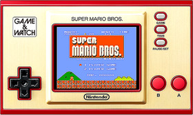 Nintendo Game & Watch Super Mario Bros Handheld Console Clock  New Sealed