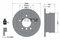 2X Bremsscheibe Hinterachse FüR MERCEDES-BENZ VW Puch G-KLASSE Cabrio Sprinter