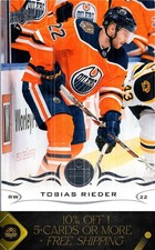 2018-19 Upper Deck #326 Tobias Rieder