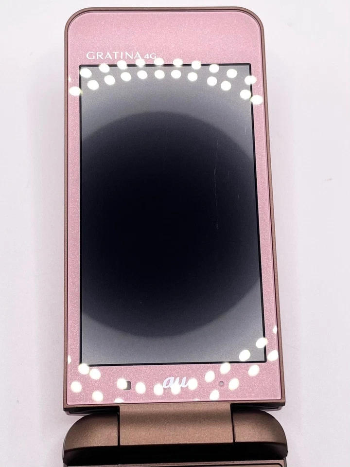 KYOCERA GRATINA 4G KYF31  Android Flip Phone pink Unlocked From Japan - Image 4 of 4