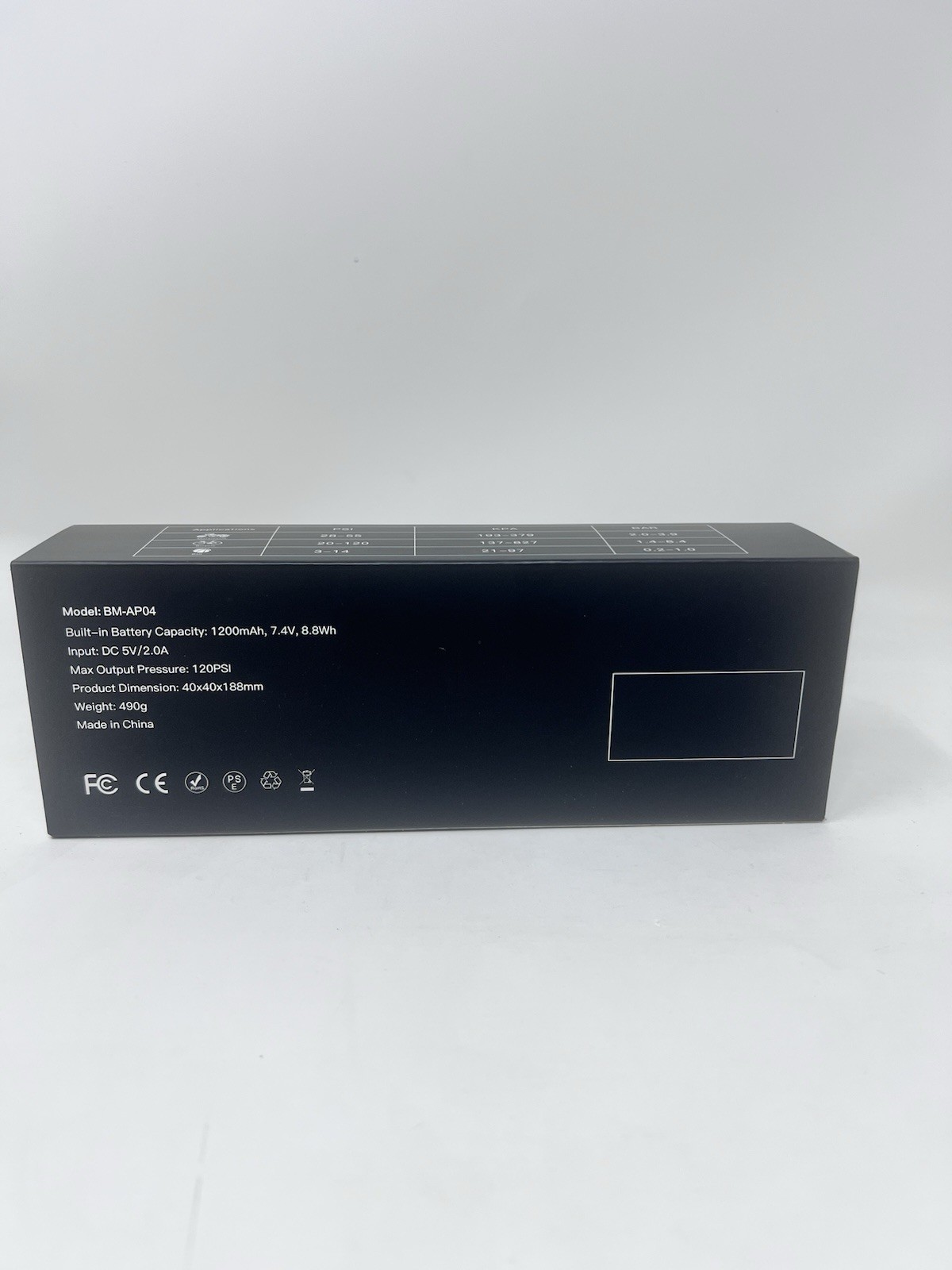 Wireless Smart Air Pump For Car Tires, Balls, Includes All Attachments. NEW!!!!