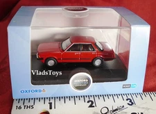 Oxford Auto Diecast 1/76 Scale Ford Cortina Mark V - Cardinal Red 76FC5001