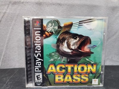 Action Bass SONY PLAYSTATION 1 PS1 GAME COMPLETE CIB TESTED ++ WORKING!