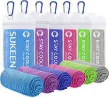 Cooling Towel 40"X12" for Neck  Head - Soft Breathable Chilly Sweat Towel for