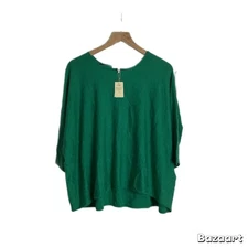 Maje Emerald Green Crew Neck Sweater NWE WITH TAGS