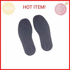 Shoe Bottom Full Sole Repair Replacement Anti-Slip Rubber, 4mm Thickness 1 Pair