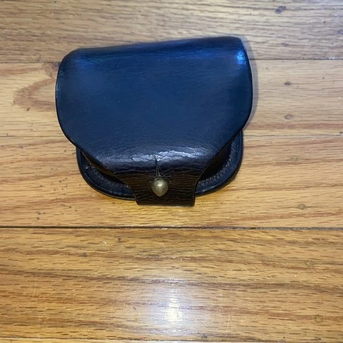 Civil War US Musket Leather Cap Box Marked Original