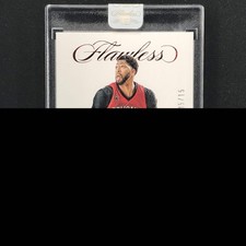 2016-17 Flawless Anthony Davis Premium Ink Ruby 5/15