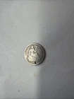 XF Type Seated Liberty Half Dime With Hole In Date Selling As Is