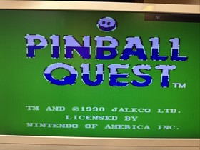 Pinball Quest (Nintendo Entertainment System) NES Tested and Works