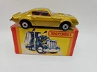 Lesney Matchbox Pontiac Firebird No 16 Original Box Gold England Clean