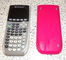 Texas Instruments TI-84 Plus / Silver Edition Graphing Calculator w/ Pink Cover