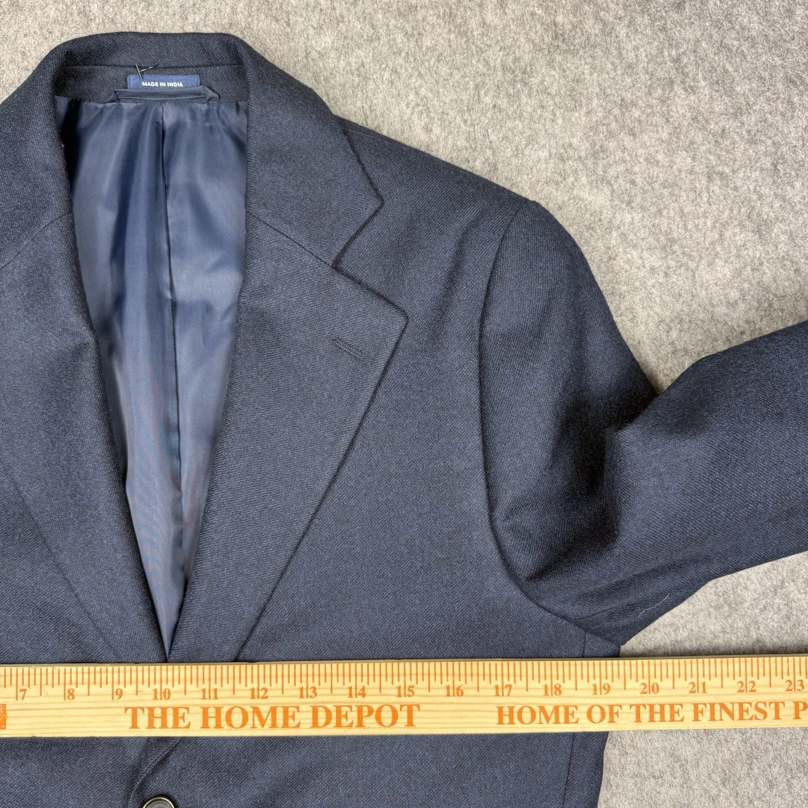 STAFFORD Mens Small NWT Regular Fit 100% Wool Overcoat Trenchcoat $260 MSRP image 3