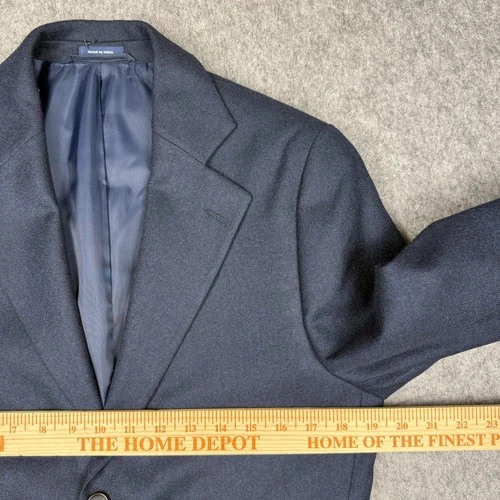 STAFFORD Mens Small NWT Regular Fit 100% Wool Overcoat Trenchcoat $260 MSRP image 3