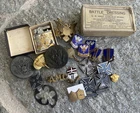 Lot of 20+ US Military Pins, DUI's, Badges WW1 -WW2