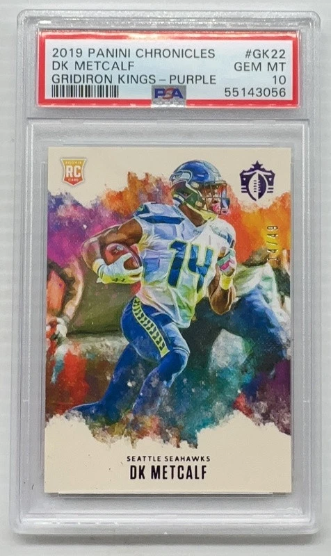 DK Metcalf Panini Chronicles Gridiron Kings #GK22 Purple