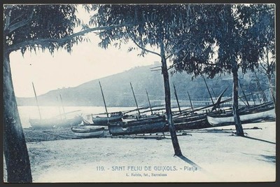 Gerona. SANT FELIU DE GUIXOLS. Playa.