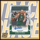 2024-25 Panini Donruss EuroLeague BK Arturas Milaknis Dominators Signatures